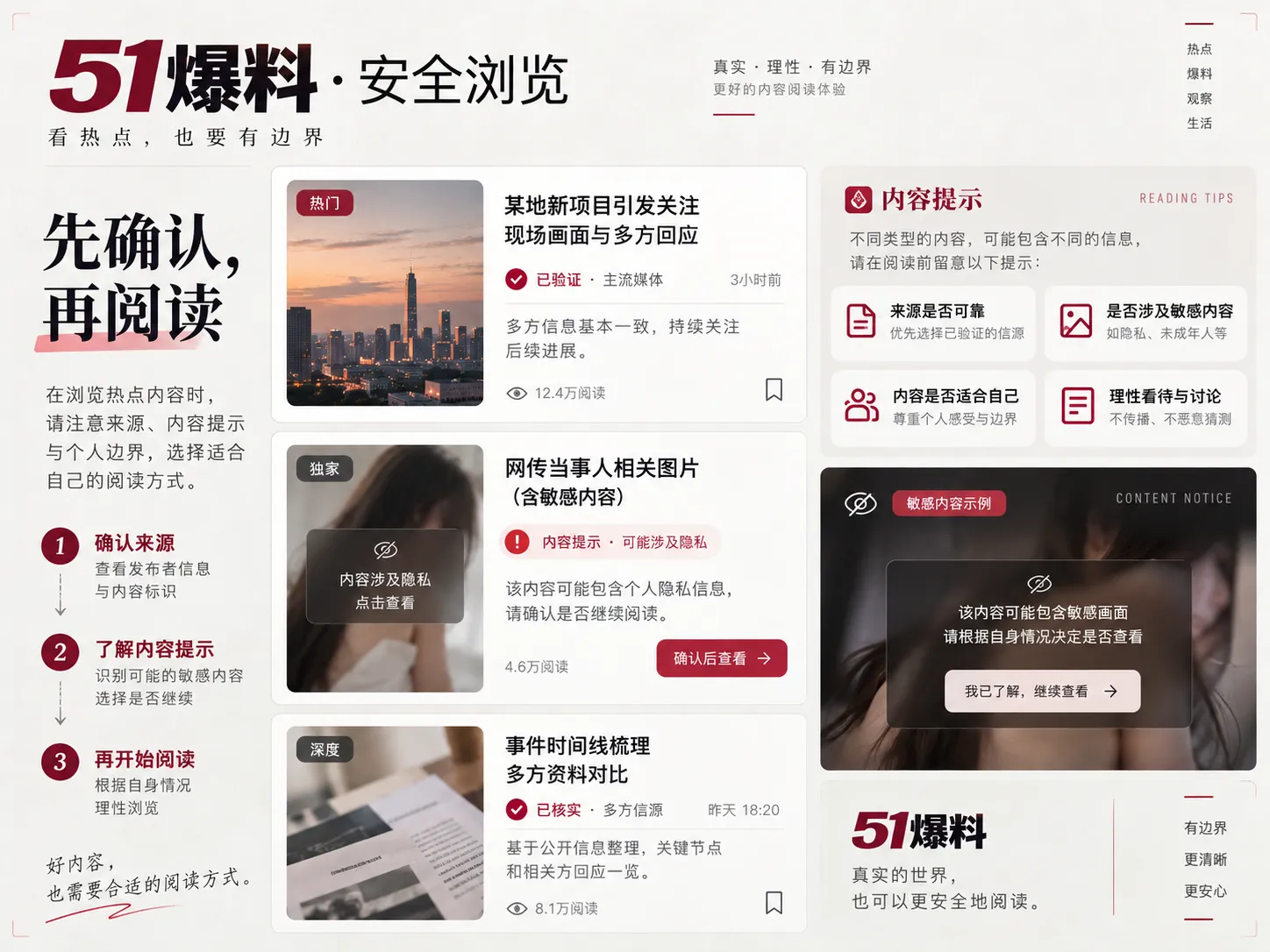 公开信息阅读与核实